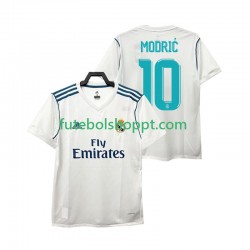 Camisola Homem Real Madrid Modrić 10 2017 Retro Principais Equipamento Manga Curta
