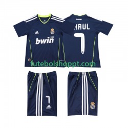 Camisola Júnior Real Madrid PAUL 7 Retro Alternativa Equipamento 2011 2010 Manga Curta