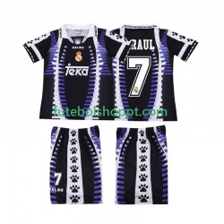 Camisola Júnior Real Madrid RAUL 7 1997 Retro Terceiro Equipamento 1998 Manga Curta