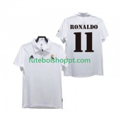 Camisola Homem Real Madrid RONALDO 11 2003 Retro Principais Equipamento 2002 Manga Curta
