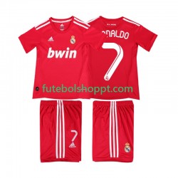 Camisola Júnior Real Madrid RONALDO 7 2012 Retro Terceiro Equipamento 2011 Manga Curta