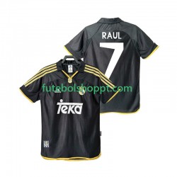 Camisola Homem Real Madrid Raul 7 2001 Retro Alternativa Equipamento 1999 Manga Curta