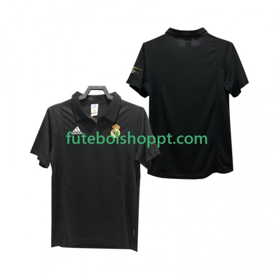 Camisola Homem Real Madrid 2003 Retro Alternativa Equipamento 2002 Manga Curta