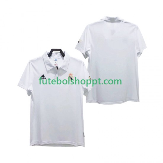 Camisola Homem Real Madrid 2003 Retro Principais Equipamento 2002 Manga Curta