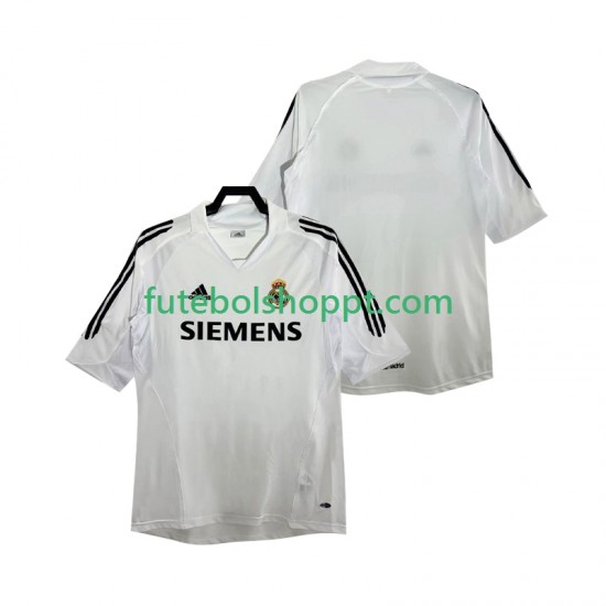 Camisola Homem Real Madrid 2005 Retro Principais Equipamento 2006 Manga Curta