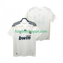 Camisola Homem Real Madrid 2009 Retro Principais Equipamento 2010 Manga Curta