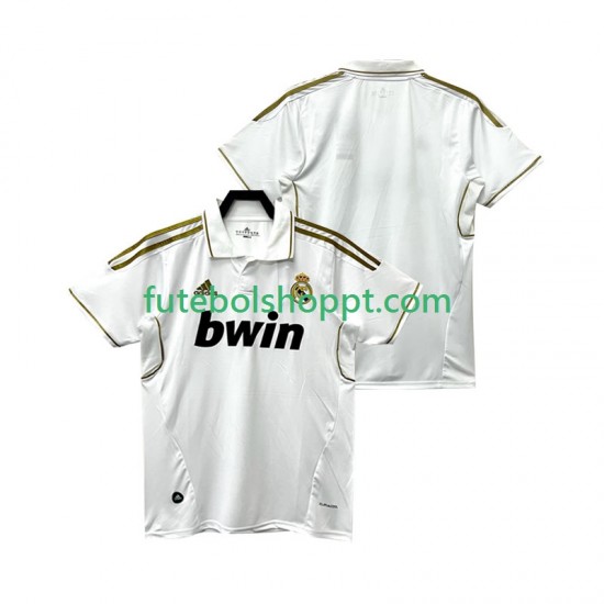Camisola Homem Real Madrid 2012 Retro Principais Equipamento 2011 Manga Curta