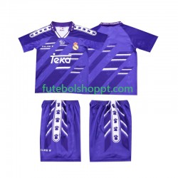 Camisola Júnior Real Madrid 1996 Retro Alternativa Equipamento 1994 Manga Curta