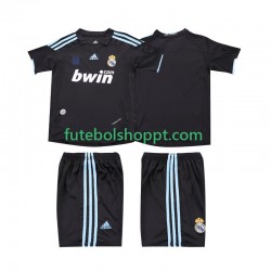 Camisola Júnior Real Madrid 2009 Retro Alternativa Equipamento 2010 Manga Curta