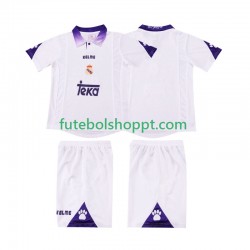 Camisola Júnior Real Madrid 1997 Retro Principais Equipamento 1998 Manga Curta
