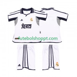 Camisola Júnior Real Madrid 2001 Retro Principais Equipamento 2002 Manga Curta