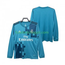 Camisola Homem Real Madrid 2017 2018 Retro Terceiro Equipamento Manga Comprida