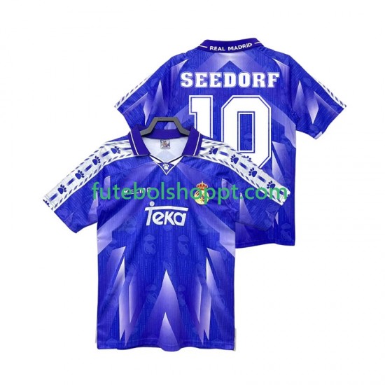 Camisola Homem Real Madrid SEEDORF 10 1996 1997 Retro Alternativa Equipamento Manga Curta