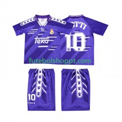 Camisola Júnior Real Madrid TOTTI 10 1996 Retro Alternativa Equipamento 1994 Manga Curta