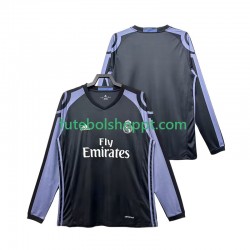 Camisola Homem Real Madrid 2016 2017 Retro Terceiro Equipamento Manga Comprida