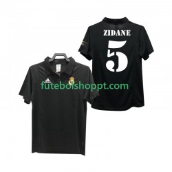 Camisola Homem Real Madrid ZIDANE 5 2003 Retro Alternativa Equipamento 2002 Manga Curta