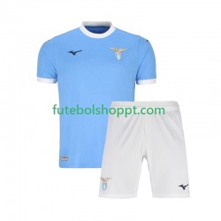 Camisola Júnior SS Lazio Principais Equipamento 2025-2026 Manga Curta