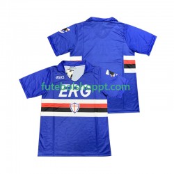 Camisola Homem Sampdoria 1991 Retro Principais Equipamento 1990 Manga Curta
