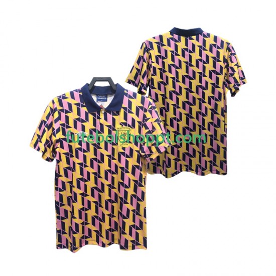 Camisola Homem Escócia 1988 1989 Retro Terceiro Equipamento Manga Curta