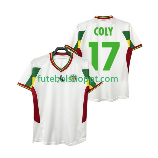Camisola Homem Senegal COLY 17 Retro Principais Equipamento 2002 Manga Curta