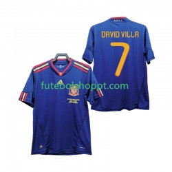 Camisola Homem Espanha DAVID VILLA 7 Retro Alternativa Equipamento 2010 Manga Curta Camisola Homem Espanha DAVID VILLA 7 Retro Alternativa Equipamento 2010 Manga Curta