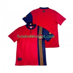 Camisola Homem Espanha 1996 Retro Principais Equipamento Manga Curta Camisola Homem Espanha 1996 Retro Principais Equipamento Manga Curta