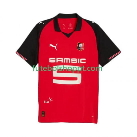 Camisola Homem Stade Rennais Principais Equipamento 2025-2026 Manga Curta