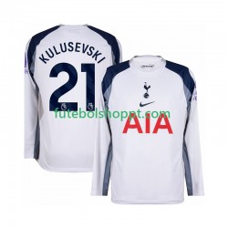 Camisola Homem Tottenham Hotspur Kulusevski 21 Principais Equipamento 2025-2026 Manga Comprida