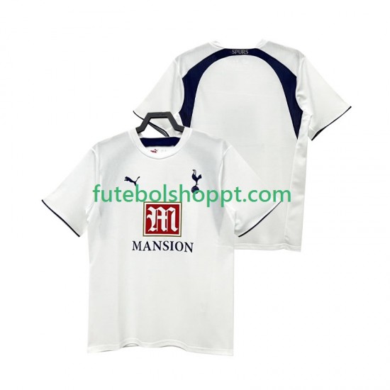 Camisola Homem Tottenham Hotspur 2007 Retro Principais Equipamento 2006 Manga Curta