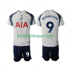 Camisola Júnior Tottenham Hotspur Richarlison 9 Principais Equipamento 2025-2026 Manga Curta