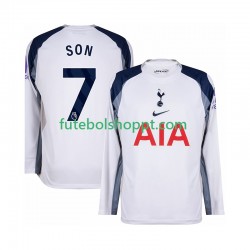 Camisola Homem Tottenham Hotspur Son Heung-Min 7 Principais Equipamento 2025-2026 Manga Comprida