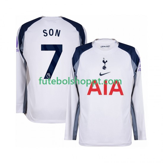 Camisola Homem Tottenham Hotspur Son Heung-Min 7 Principais Equipamento 2025-2026 Manga Comprida