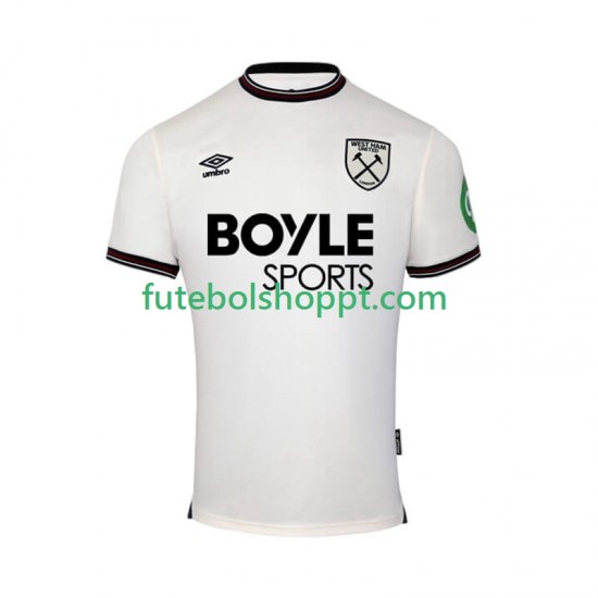 Camisola Homem West Ham United Alternativa Equipamento 2025-2026 Manga Curta