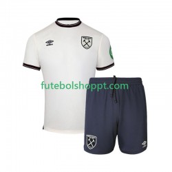 Camisola Júnior West Ham United Alternativa Equipamento 2025-2026 Manga Curta