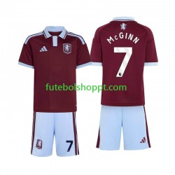 Camisola Júnior Aston Villa John McGinn 7 Principais Equipamento 2026-2027 Manga Curta