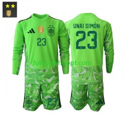 Camisola Júnior Espanha Unai Simon 23 Guarda-redes Terceiro Equipamento 2026-2027 Manga Comprida