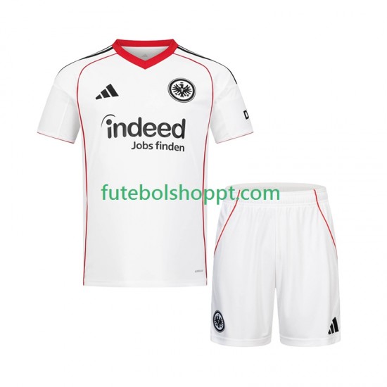 Camisola Júnior Eintracht Frankfurt Alternativa Equipamento 2025-2026 Manga Curta