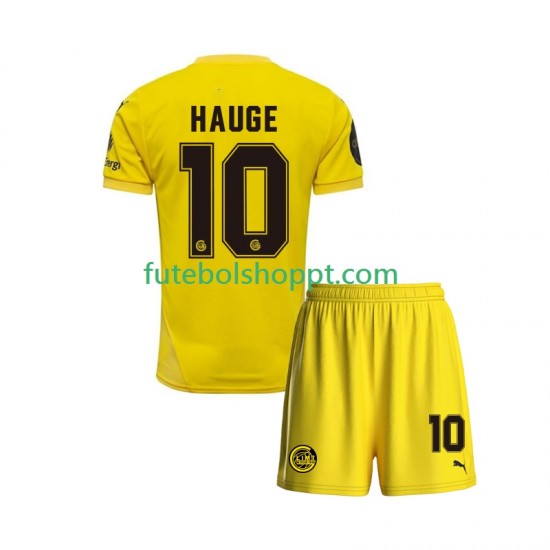 Camisola Júnior FK Bodø/Glimt Jens Petter Hauge 10 Principais Equipamento 2025 Manga Curta