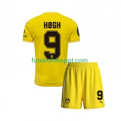 Camisola Júnior FK Bodø/Glimt Kasper Hogh 9 Principais Equipamento 2025 Manga Curta Camisola Júnior FK Bodø/Glimt Kasper Hogh 9 Principais Equipamento 2025 Manga Curta