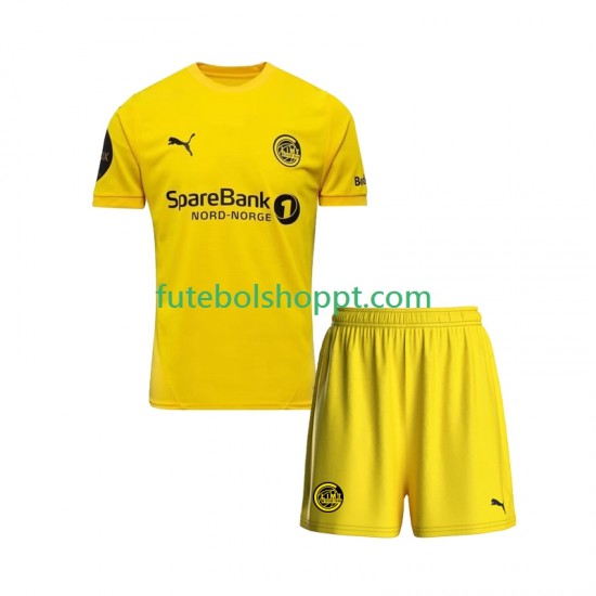 Camisola Júnior FK Bodø/Glimt Principais Equipamento 2025 Manga Curta
