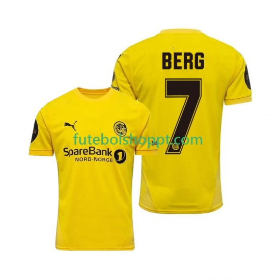 Camisola Homem FK Bodø/Glimt Patrick Berg 7 Principais Equipamento 2025 Manga Curta