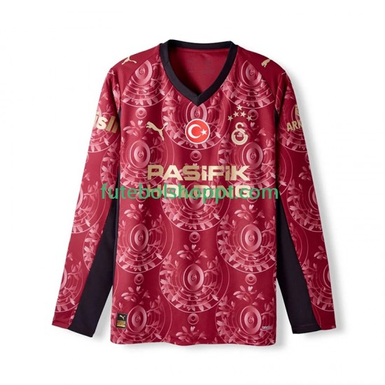 Camisola Homem Galatasaray Terceiro Equipamento 2025-2026 Manga Comprida