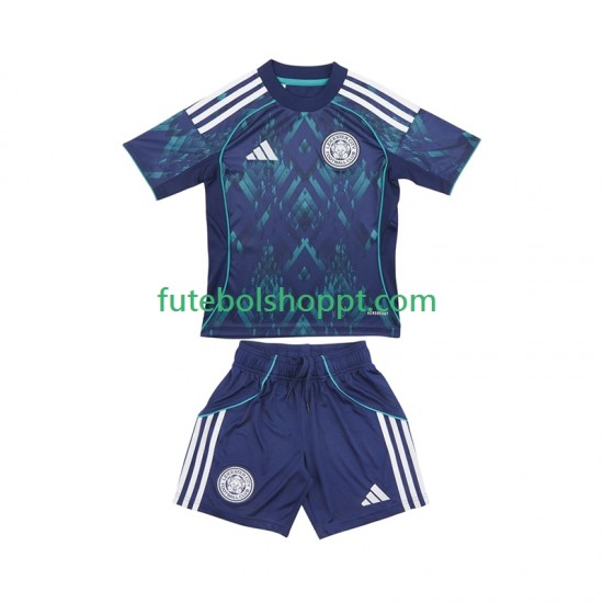 Camisola Júnior Leicester City Alternativa Equipamento 2025-2026 Manga Curta