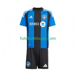Camisola Júnior CF Montréal Principais Equipamento 2025 Manga Curta