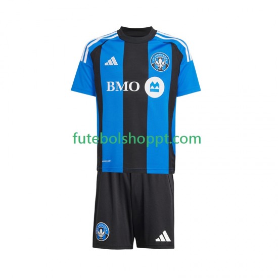 Camisola Júnior CF Montréal Principais Equipamento 2025 Manga Curta