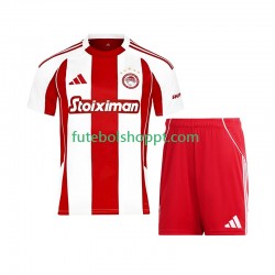 Camisola Júnior Olympiacos Principais Equipamento 2025-2026 Manga Curta Camisola Júnior Olympiacos Principais Equipamento 2025-2026 Manga Curta
