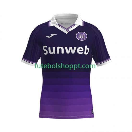 Camisola Homem RSC Anderlecht Principais Equipamento 2025-2026 Manga Curta