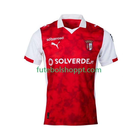 Camisola Homem SC Braga Principais Equipamento 2025-2026 Manga Curta