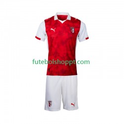 Camisola Júnior SC Braga Principais Equipamento 2025-2026 Manga Curta