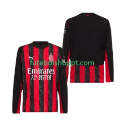 Camisola Homem AC Milan Principais Equipamento 2025-2026 Manga Comprida